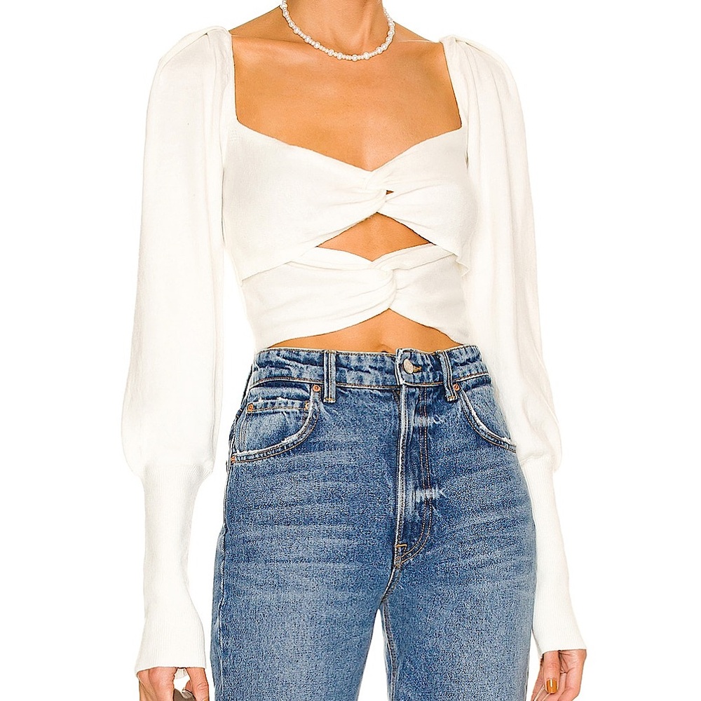 NEW LPA Ayla Top, Ivory, Size XS